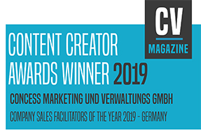 Content Creator Awards Winner 2019 • concess